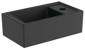 Matne čierne keramické umývadlo 37x21 cm i.Life S – Ideal Standard