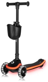 Lionelo - Detská kolobežka MEY 3xAAA Čierny Onyx