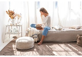 Krémový taburet Chill Natural – Lorena Canals