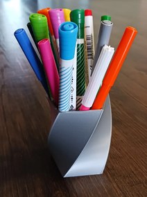 HRADIL Váza-stojánek pastelky 4 barvy Farba: Šedá