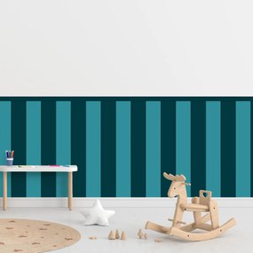 60x100cm Obdĺžnik - Modrozelená farba - textilná nálepka na stenu Farba: Kombinácia, Veľkosť: 100 cm