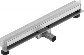 Mexen Flat nerezový sprchový žľab na stenu 70 cm vzor WALL, 1030070