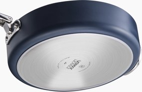 Panvice Space s ochrannými vložkami 24 cm + 28 cm sýto modré 3 diely