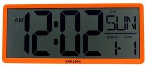 Digitálne hodiny Karlsson Table Clock Retro LCD KA6020OR, 36cm