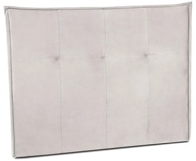 Krémovobiele čelo postele 140x120 cm Monica – Milo Casa
