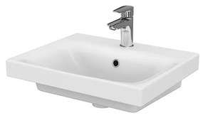Cersanit Moduo SET, závesná skrinka 50x40x62 cm + umývadlo 50cm, antracitová matná, S801-482