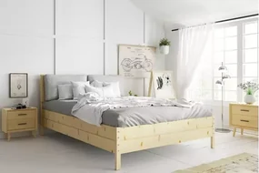 Posteľ CONTINENTAL sosna 180 x 200