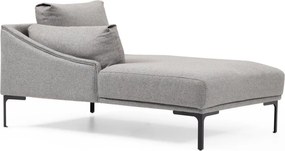 Rohová sedací souprava Leo 255 cm šedá levá