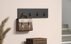 Nástenný vešiak na šaty Esteban, antracit