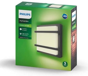 Philips 17394/93/P0 - LED Vonkajšie nástenné svietidlo PETRONIA LED/12W IP44