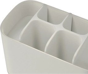 Béžový plastový stojan na zubné kefky EasyStore – Joseph Joseph