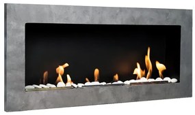 BIOFLAME biokrb Easy M Open Imitácia betón 90x40 cm