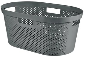 Curver Kôš na čistú bielizeň INFINITY 39L recyklovaný plast tmavosivý