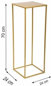 Stojan na kvety 70x24 cm zlatá