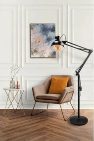 Stojacia lampa 1xE27/40W/230V čierna