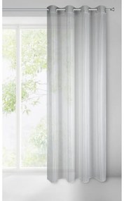 Sivá záclona na krúžkoch DEZRA 140x250 cm