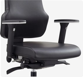Ergonomická kancelárska stolička MOSH Elite F – čierna