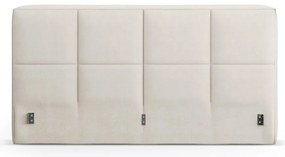 Krémovobiele čalúnené čelo postele 189x100 cm Darren – Micadoni