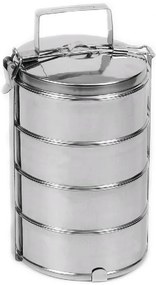 Home Elements Obedár nerezový 4-dielny 16 x 35 cm