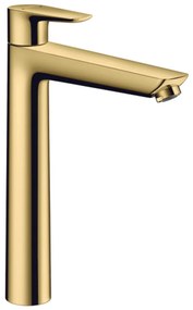 Hansgrohe Talis E, vysoká umývadlová batéria 240 bez odtokovej súpravy, zlatá lesklá, HAN-71717990