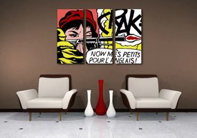 Ručne maľovaný POP Art obraz LICHTENSTEIN | rôzne rozmery