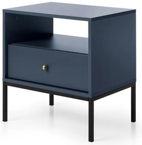 Nočný stolík MONO 56x54 cm modrá