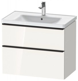 DURAVIT D-Neo závesná skrinka pod umývadlo, 2 zásuvky, 784 x 452 x 625 mm, biela vysoký lesk, DE435502222