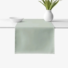 Goldea behúň na stôl 100% bavlnené plátno - šalviovo zelený 50x160 cm