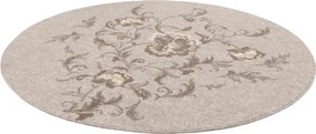 Koberec Agnella Ballata Natural Jira sivý, kruh