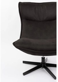 Tmavosivé otočné kreslo John – White Label