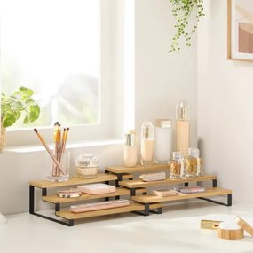 Sada 2x stojanov na koreničky MARGE čierna/hnedá