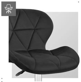Kancelárska stolička Mark Adler - Future 3.0 Black Velur