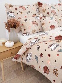 Obliečky mikroplyš Exclusive – Jesenná káva