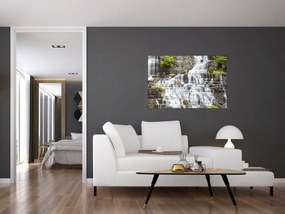 Obraz - Vodopád (90x60 cm)