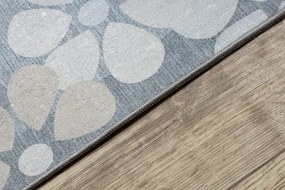 Protišmykový behúň LOTUS CLOVER 60960 sivý