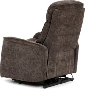 Polohovacie kreslo hnedé, elektrické TV-H9727 BR2