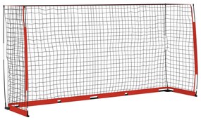 Futbalová bránka 366,5x91x183 cm oceľová