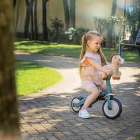 PETITE&amp;MARS - Detská trojkolka 5v1 TURBO Misty Green