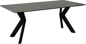 XXXLutz ZÁHRADNÝ STÔL, kov, keramika, 200/100/76 cm Amatio - Záhradné stoly - 000069016507