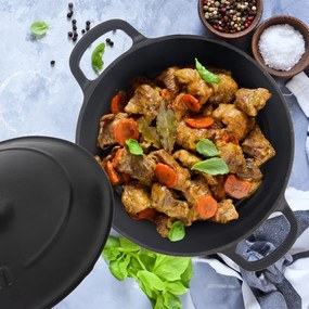 Liatinový hrniec s pokrievkou na indukciu 5,2 l LITINA SMALT – Orion