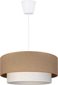 Brilagi - LED luster na lanku BOHO ECO 1xE27/10W/230V pr. 40 cm béžová/krémová