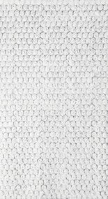 ZÁCLONA NA KRÚŽKOCH EVA MINGE ROSES1 140X250 CM BIELA