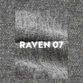 Dvoulůžková čalouněná postel Montreal 140x200 se zvedacím roštem Raven 07 šedá