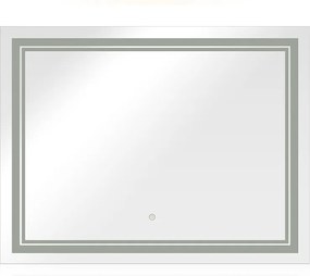 Noela Obdĺžnikové zrkadlo s LED podsvietením LUMIRO