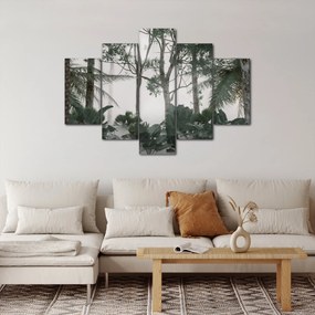 Obraz - Jungle v rannej hmle (150x105 cm)