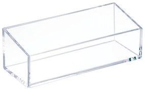 Priehľadný stohovateľný box iDesign Clarity, 15 x 6 cm