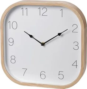 Nástenné hodiny 30x30 cm, drevený vzhľad%