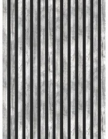 Mexen Lam-F, akustické stenové lamely 275 × 31,5 cm, filc 6 mm, dub bielený, S105-275317-2812-064