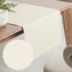 Biante Teflónový behúň na stôl TF-051 Smotanový 35x120 cm