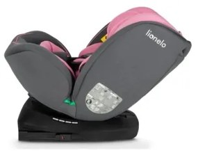 Lionelo - Autosedačka BASTIAAN i-Size 40-150 cm šedá/ružová